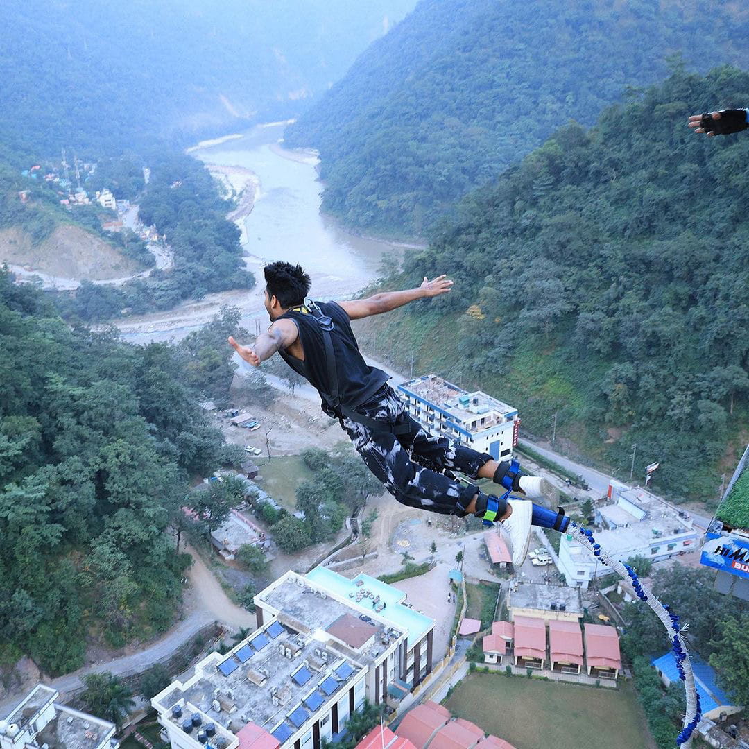  Highest Bungee Jumping in Rishikesh